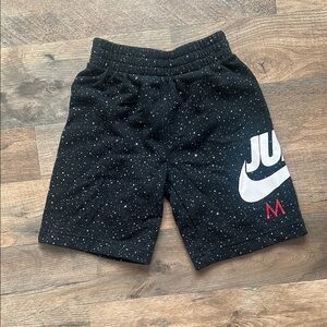 Nike Black and White Athletic Shorts